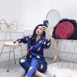 Pijama đồ ngủ lụa gấm loại 1