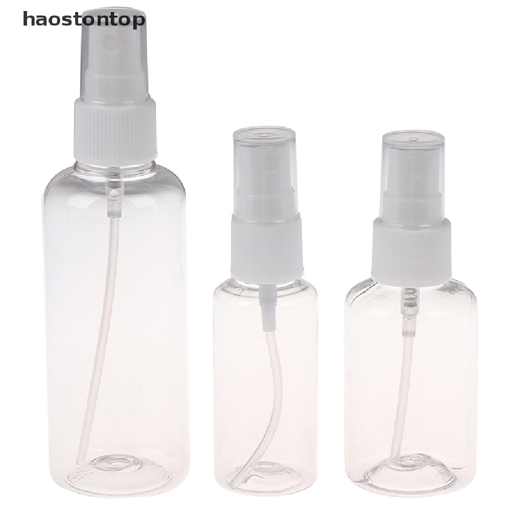 Bình Xịt Rỗng Trong Suốt Dung Tích 30 / 50 / 100ML Dùng Chiết Mỹ Phẩm Khi Đi Du Lịch