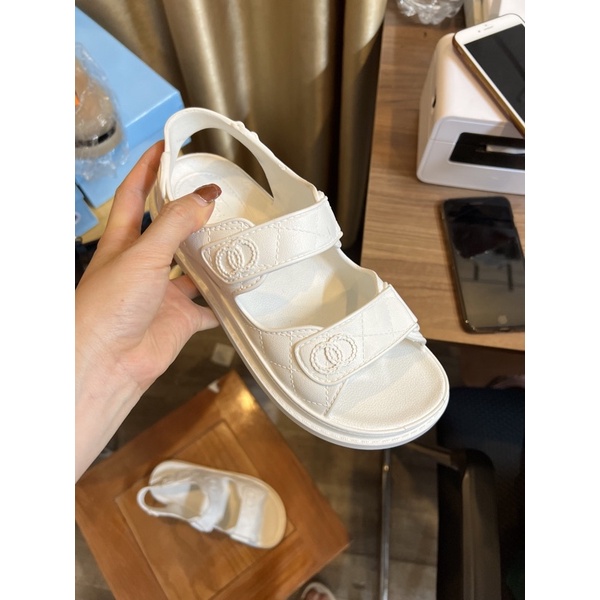 Dép quai ngang, sandal nữ bản to chất cao su dẻo mềm siêu bền mang cực êm chân