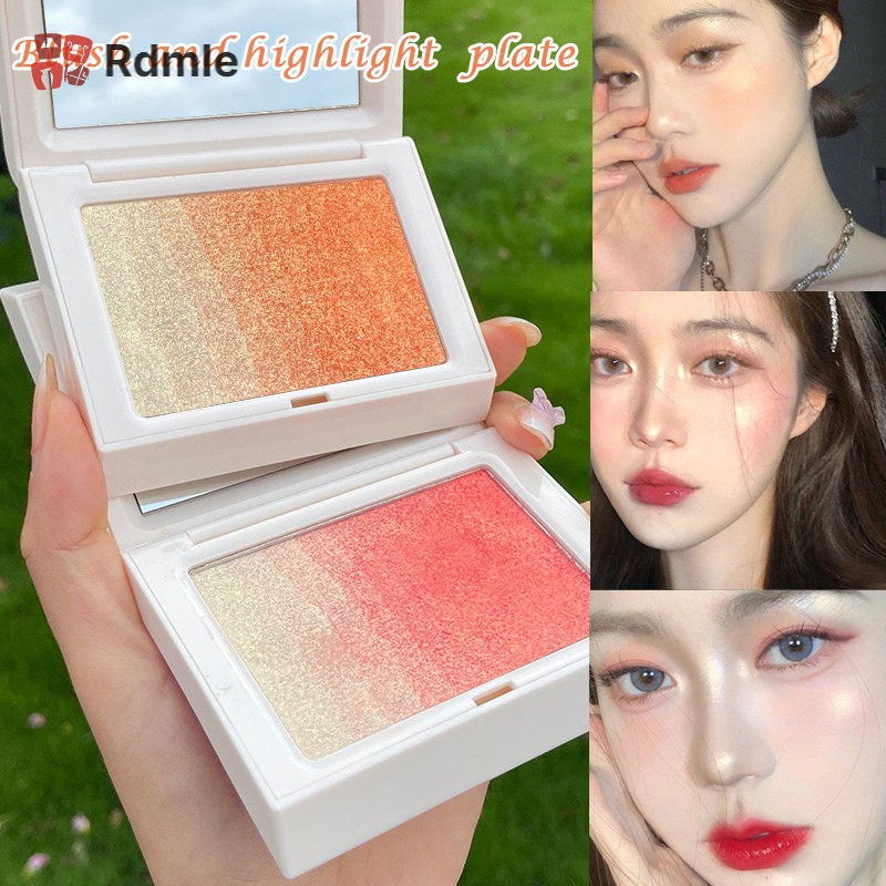 (Hàng Mới Về) Phấn Má Hồng Trang Điểm Bắt Sáng Hiệu Ứng Ngọc Trai Ba Chiều | BigBuy360 - bigbuy360.vn
