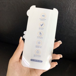 Miếng dán màn hình, dán PPF nhám chống vân tay màn hình Samsung S8/S9 , Note 8/9, S8+/S9+
