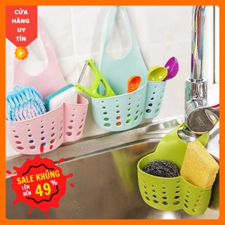 Giỏ nhựa đa năng [ GIÁ = GIÁ SỈ] treo nhà tắm, bồn đựng giẻ rửa bát, dầu gội, hành tỏi...