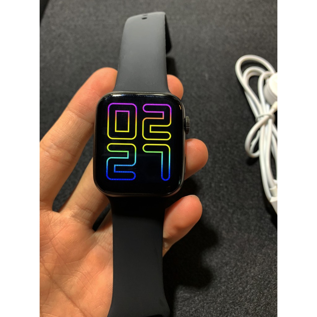 Smart Watch seri 6 bản logo táo viền giả gốm-Màn cân tràn viền-Bản cao cấp nhất 2021 [Đang hết hàng]