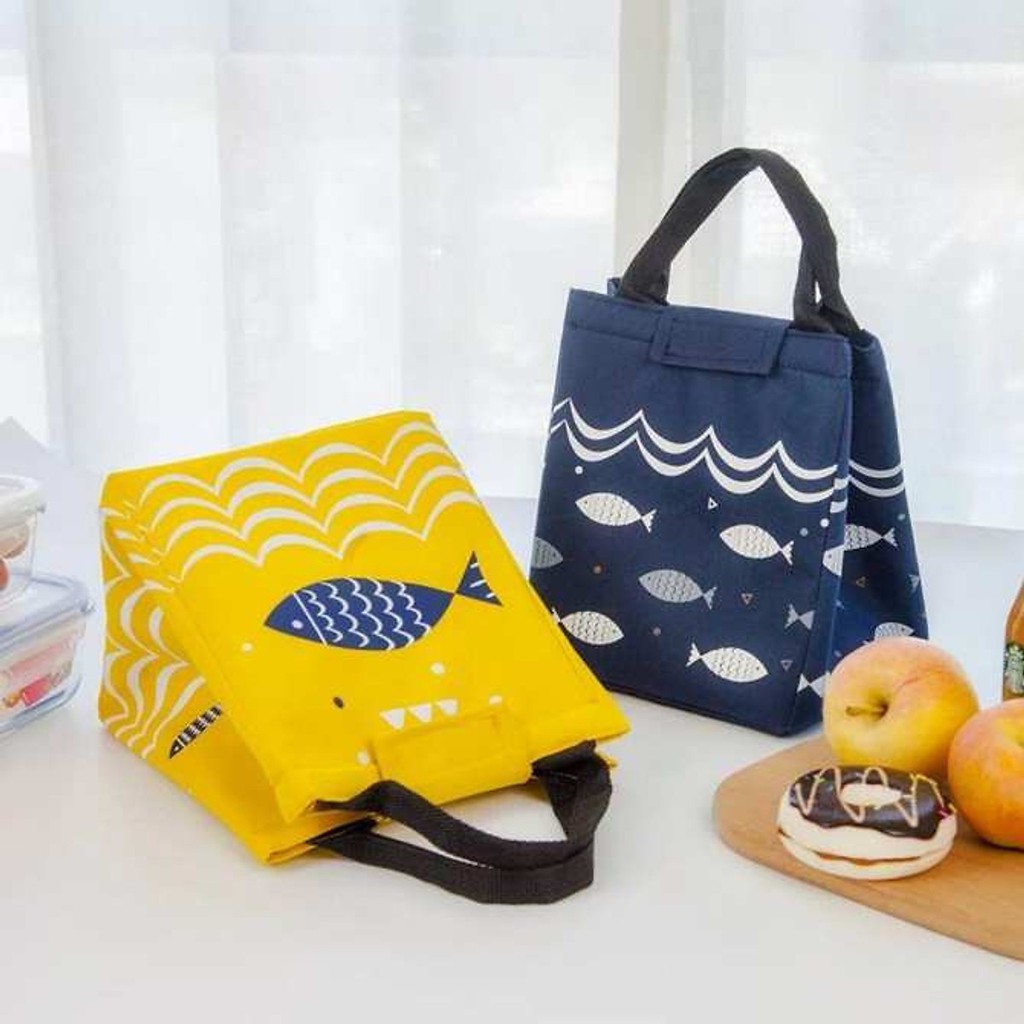 Túi đựng hộp cơm giữ nhiệt hình cá xinh xắn | BigBuy360 - bigbuy360.vn
