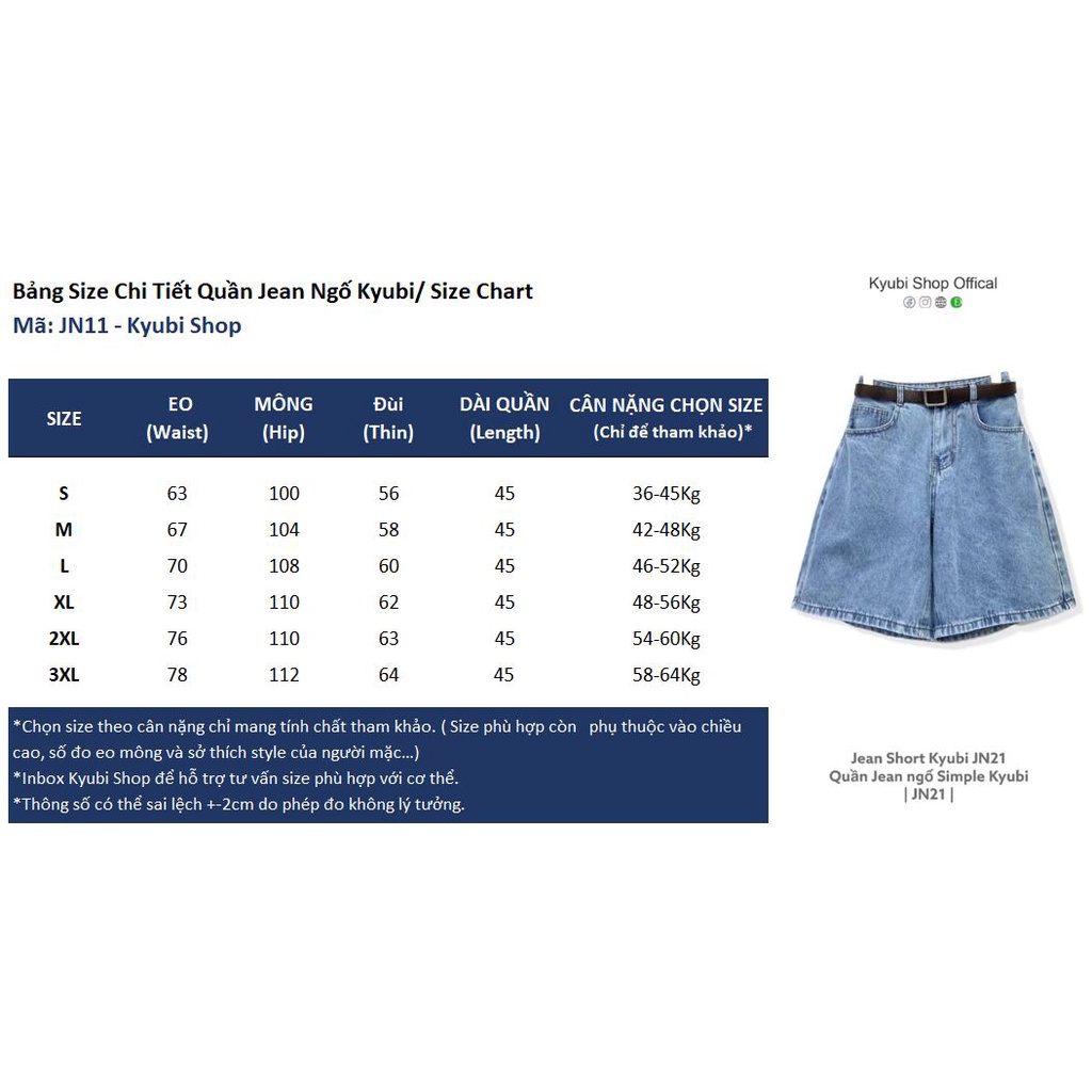 Quần sọt jean ngố lửng nữ rách tua Kyubi Ulzzang form rộng (Có Bigsize, Size đại) - Quần Short Jean Kyubi JN11