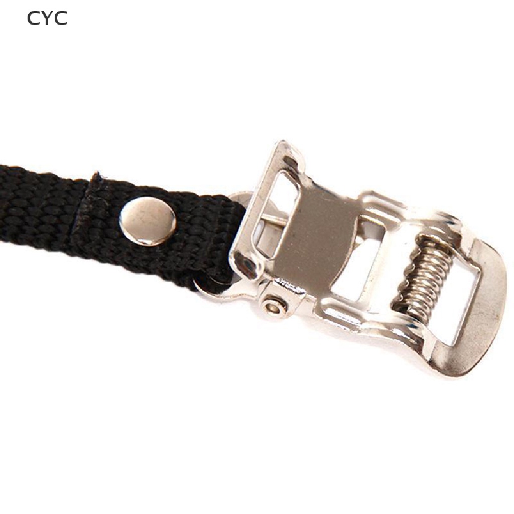 1 Dây đai cố định bàn đạp xe đạp màu đen