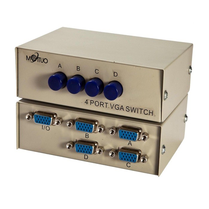 Bộ gộp VGA 4 máy tính ra 1 màn hình, VGA 4 ra 1 MT-15-4C | BigBuy360 - bigbuy360.vn