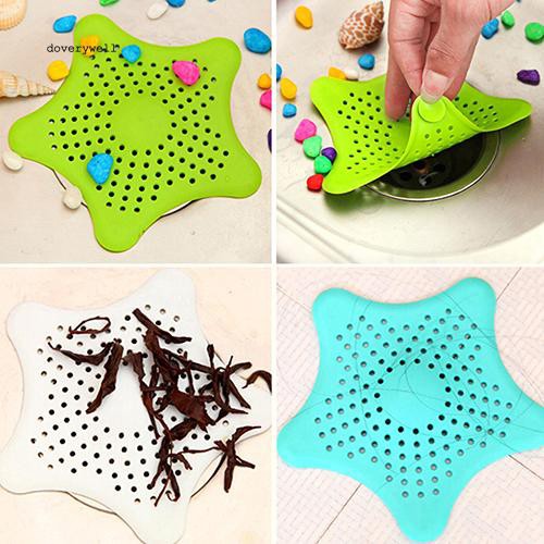 Tấm chặn rác cho bồn rửa bát bằng TPR hình ngôi sao xinh xắn đa năng tiện dụng
