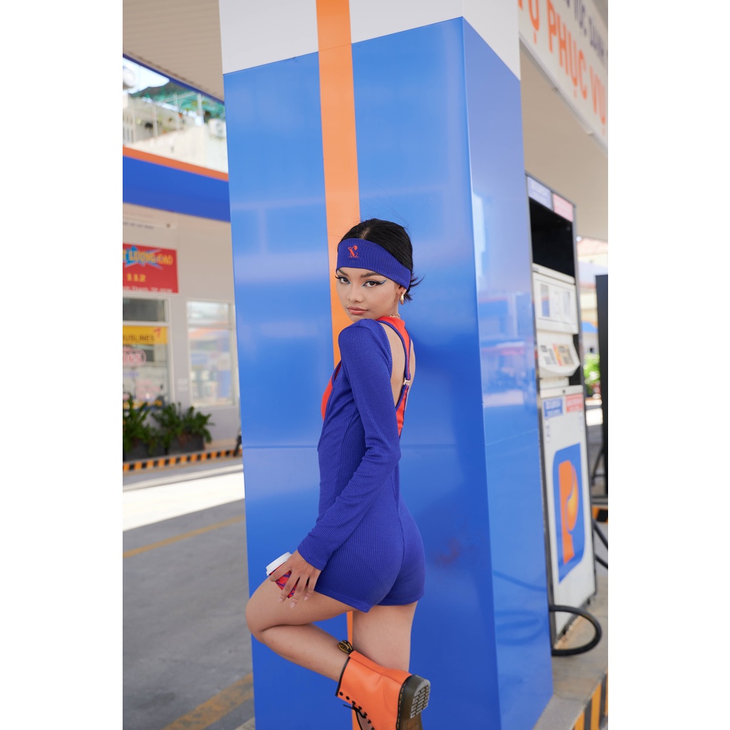 TARTAN - A95 Headband - Băng đô A95 hai màu cam và xanh dương