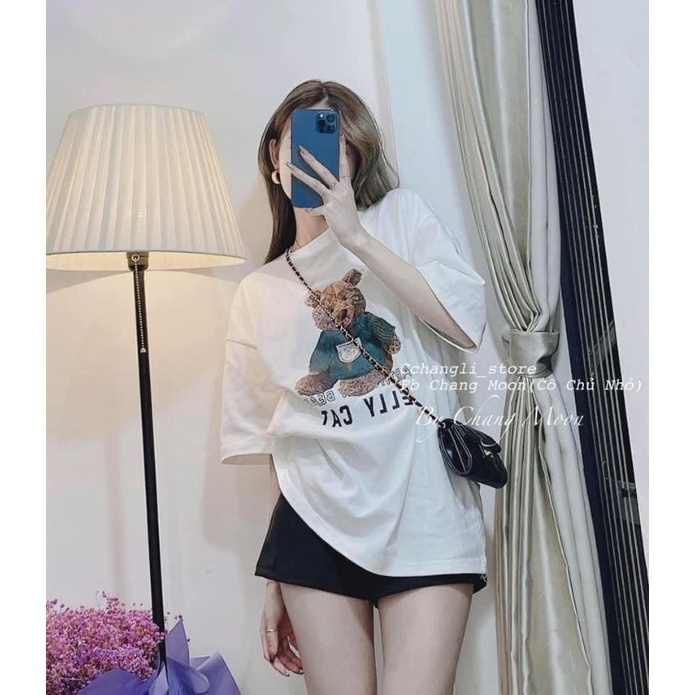 [Rẻ Vô Địch] Áo thun cotton tay lỡ unisex -  - ÁO GẤU MÃ MỚI - - mẫu hot 2022