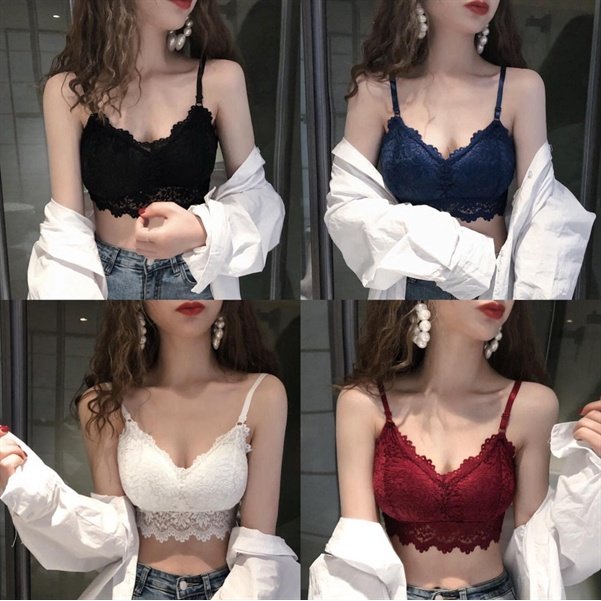 Áo Lót Nữ ❤️FREESHIP❤️ Áo Bra họa tiết ren hoa gợi cảm tôn vòng một sexy quyến rũ - Bra 343