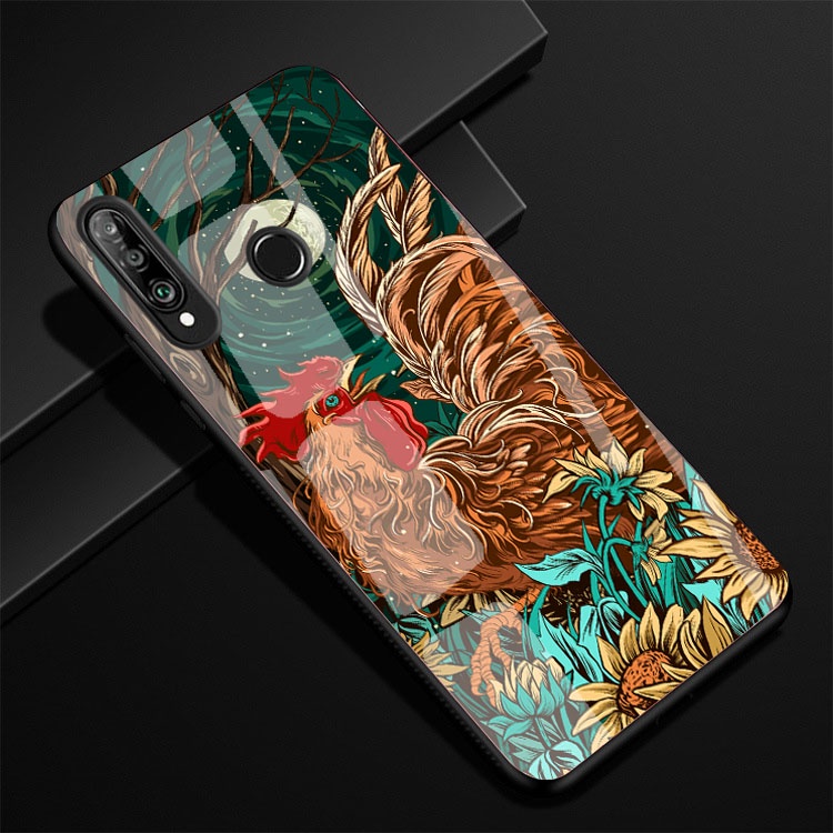 Ốp Lưng HUAWEI P30 Lite mặt kính cường lực cao cấp thiết kế Độc Quyền