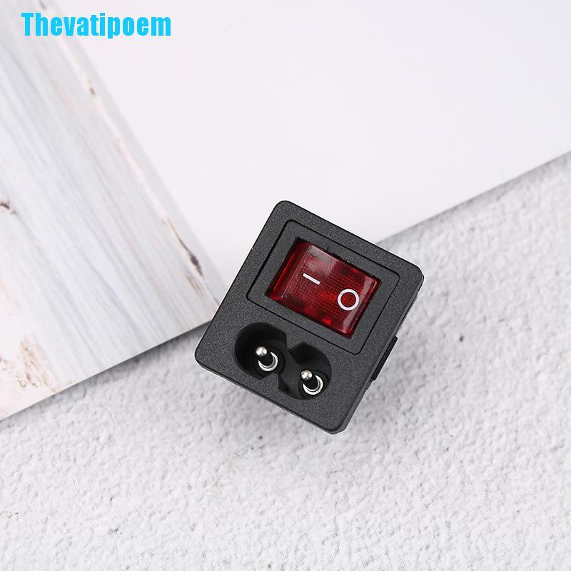 Công Tắc Bật / Tắt Có Đèn Đỏ 250v 10a