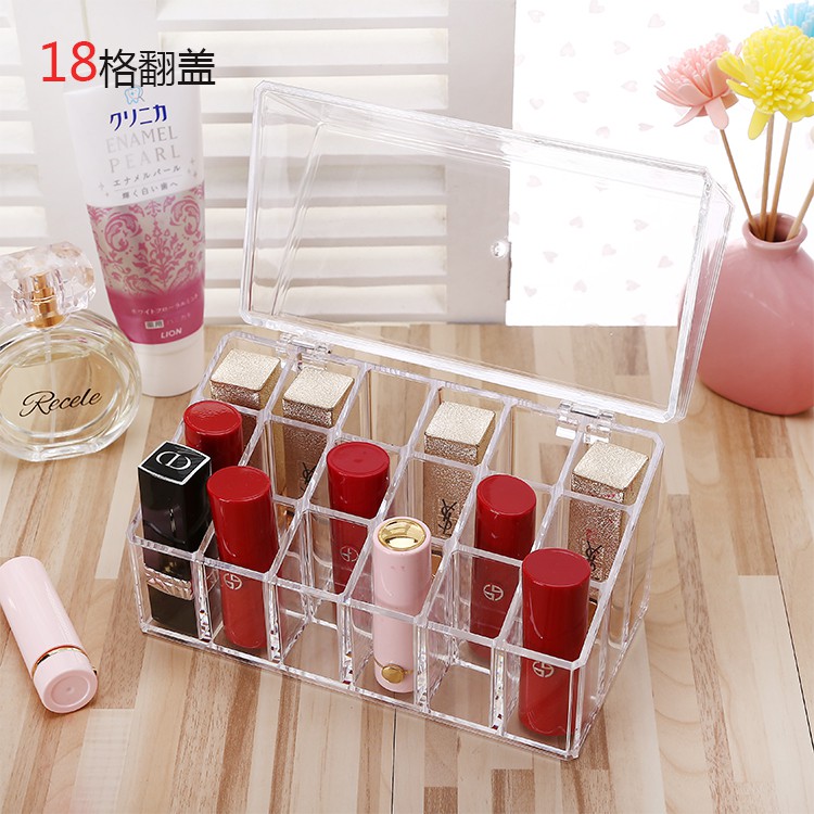 Hộp son 18 ô có nắp HS01
