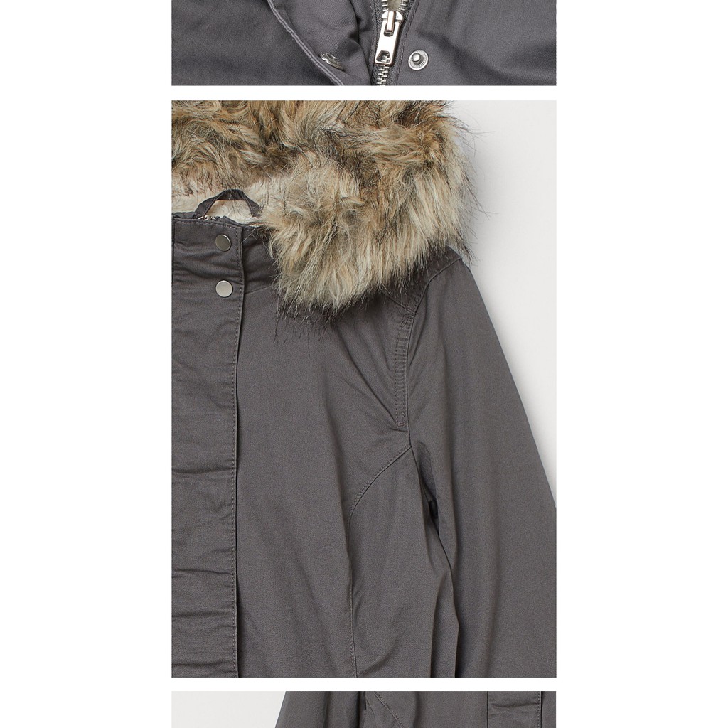 ÁO KHOÁC PARKA HM AUTHENTIC 100% NHIỀU MÀU CÓ LÓT LÔNG BEN TRONG ÁO