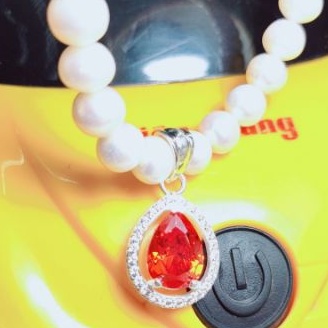 Dây chuyền ngọc nuôi mix mặt bạc_Van jw