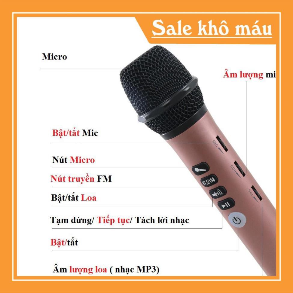 ( Bemit123 ) Micro karaoke bluetooth JVJ L698 hỗ trợ kết nối, hát loa trên ô tô ( 19 )