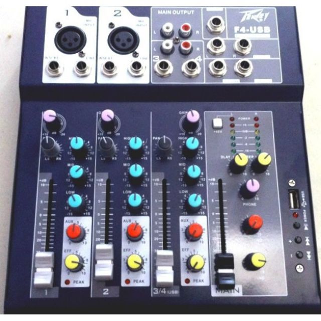 Mixer F4 USB chính hãng