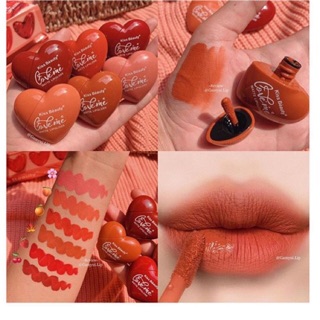 Sét 6 son kem tim kiss beauty love me chính hãng