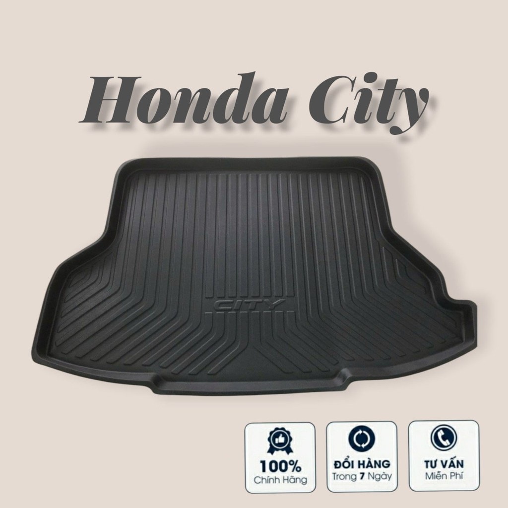 [Mã LIFE1404ALL50K giảm 10% đơn 200K] Lót cốp xe Honda CITY 2015 - 2020, 2021, 2022 nhựa dẻo