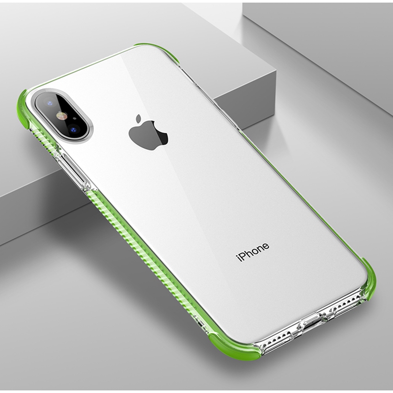 Ốp điện thoại trong suốt chống sốc cho iPhone X XS MAX XR 7 8 plus | BigBuy360 - bigbuy360.vn