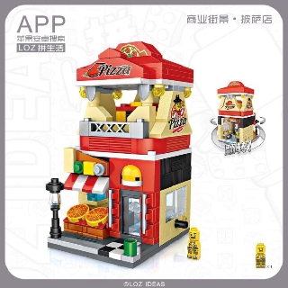 Đồ chơi lắp ráp LOZ 1628 - Cửa Hàng Pizza