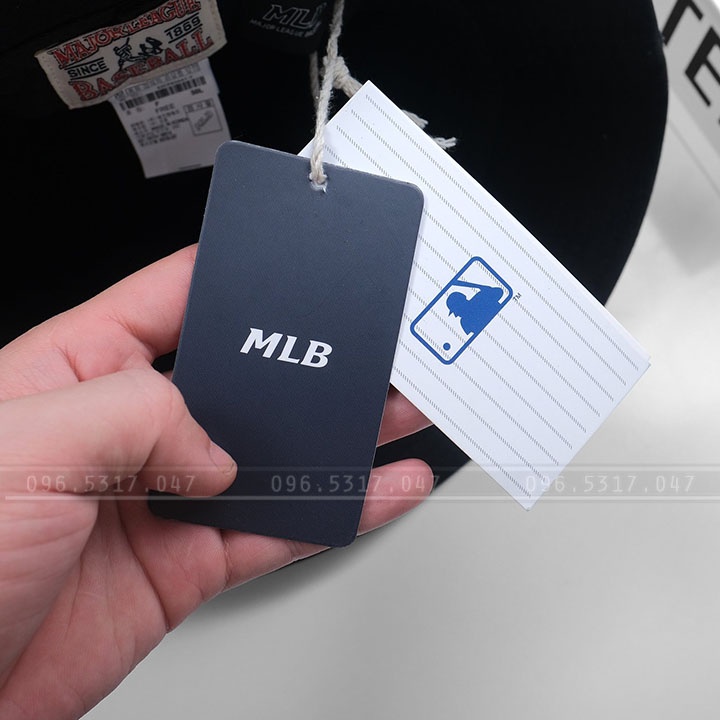 Mũ Nón Tai Bèo Kaki MLB NY Phong Cách Hàn Quốc, Hàng Nhập Đầy Đủ Tem