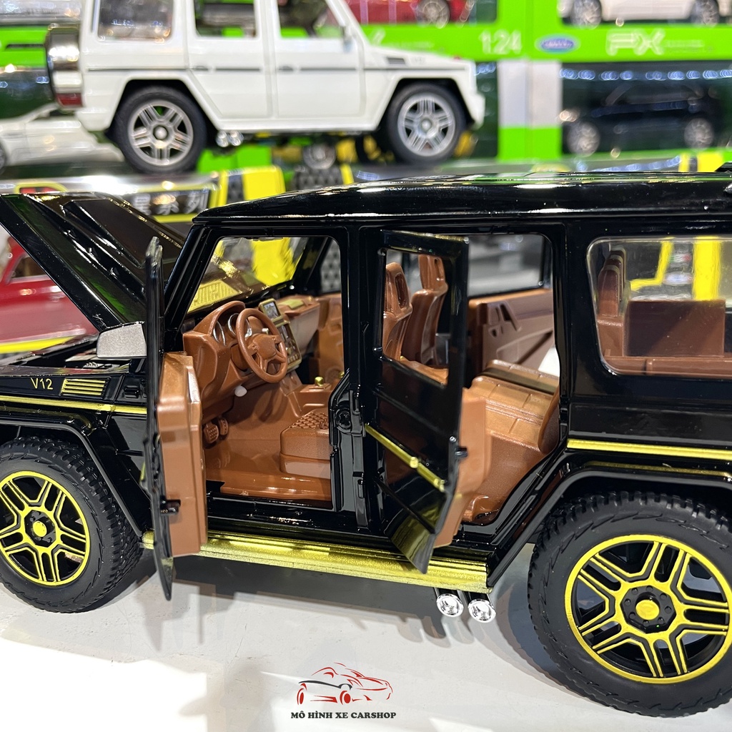 Mô hình xe hợp kim Mercedes-Benz G63 G-Klessa tỉ lệ 1:24 màu đen