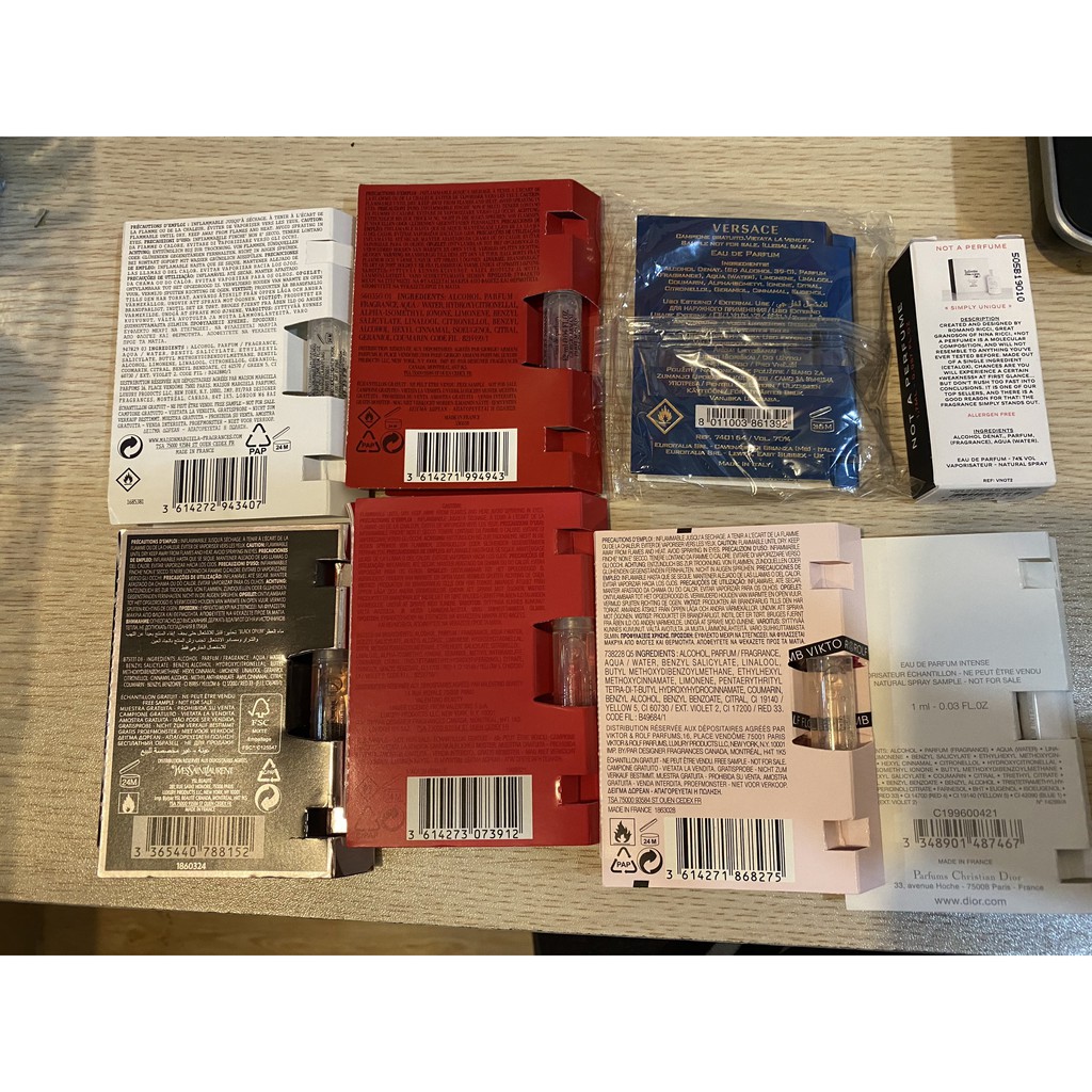 [ Quà tặng SEPHORA ] Sét 08 mẫu thử nước hoa Mini | Thế Giới Skin Care