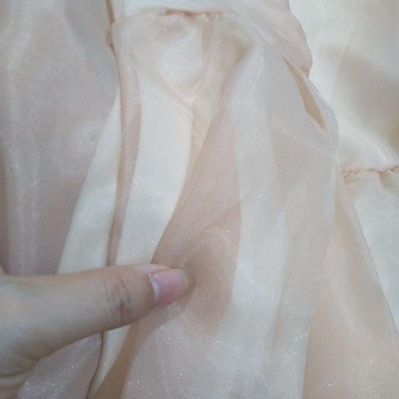 Váy tơ hai lớp cánh tiên kèm nơ xinh