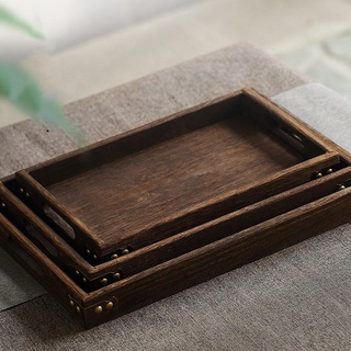 Khay gỗ Khay trà lưu trữ bộ trà