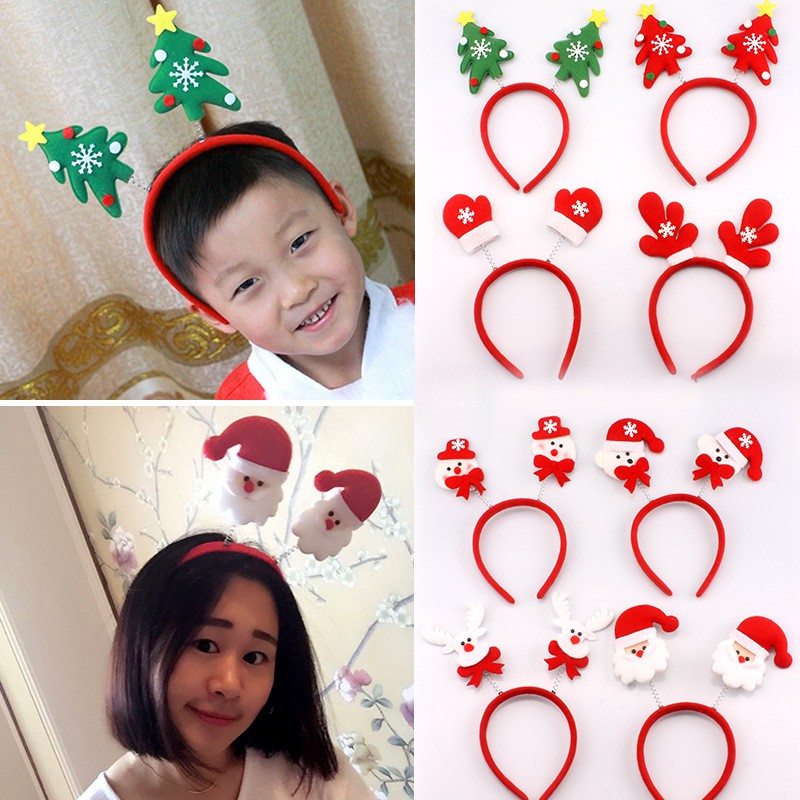 Băng đô hình ông già Noel dễ thương cho bé và người lớn - Dreamworld