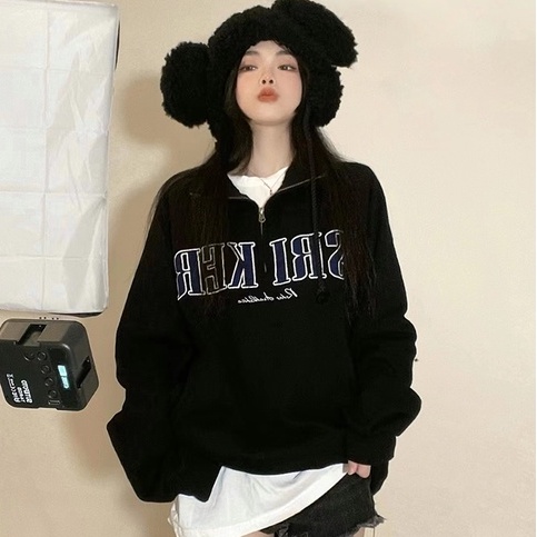 Áo thun polo tay dài cổ bẻ năng động thời trang Hàn Quốc