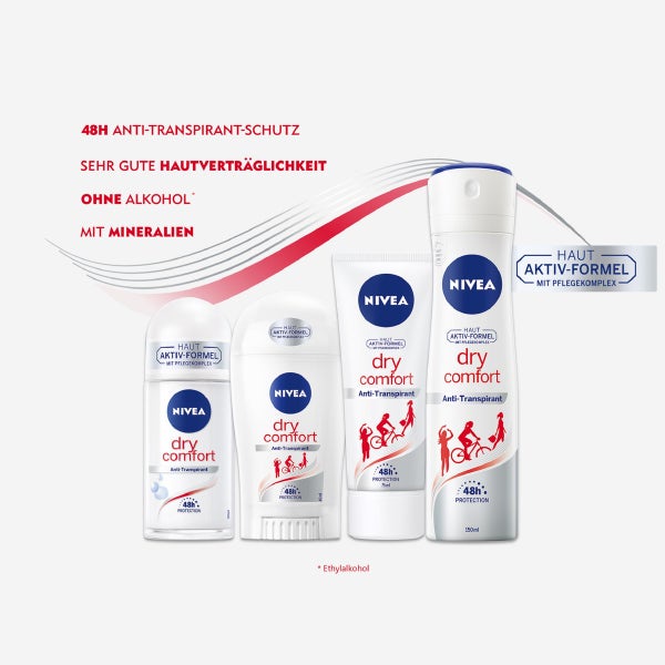Lăn khử mùi nữ khô thoáng Nivea Dry Comfort 50 ML Cao cấp
