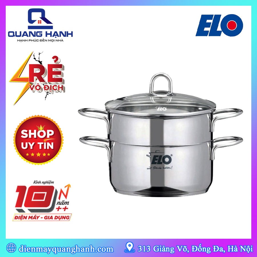 Bộ nồi xửng hấp ELO Rubin Bio Dunster 20cm