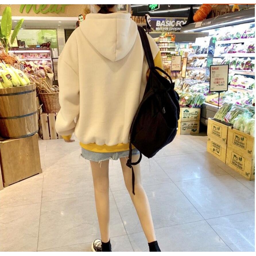 Korean fashion cute hooded sweater animal embroidery casual ulzzang | BigBuy360 - bigbuy360.vn