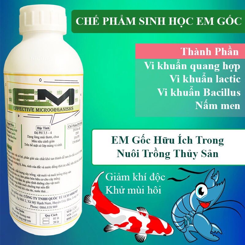 Chế Phẩm Sinh Học EM Gốc [ EM 1 ]