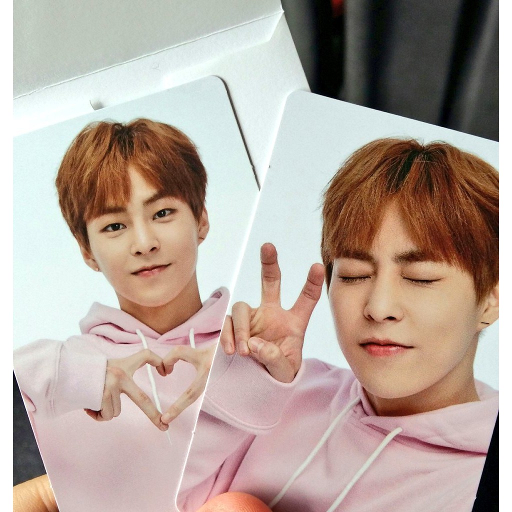 EXO ~ KoKoBop - Goods: Combo tấm lưng IP 6 & set photocard Power up XiuMin