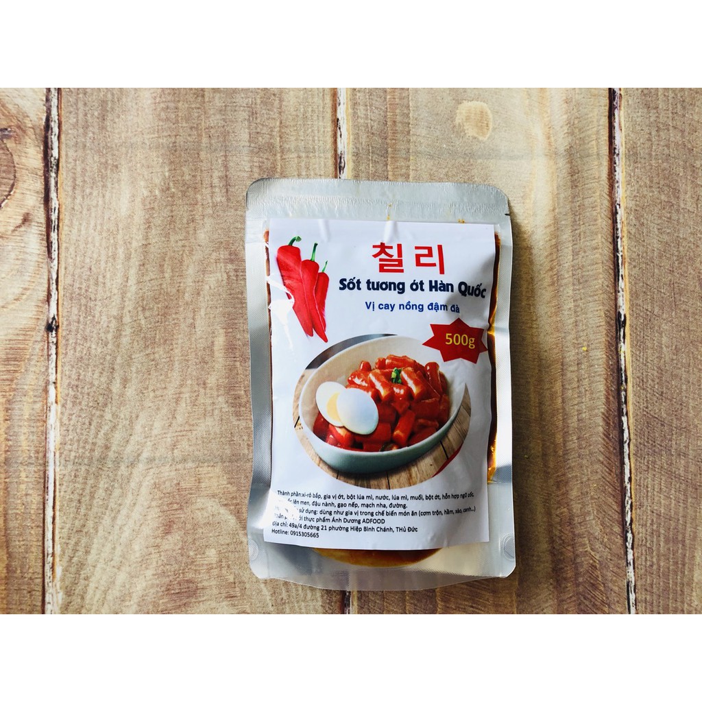 500g sốt tương ớt Hàn Quốc chia từ thùng 14kg