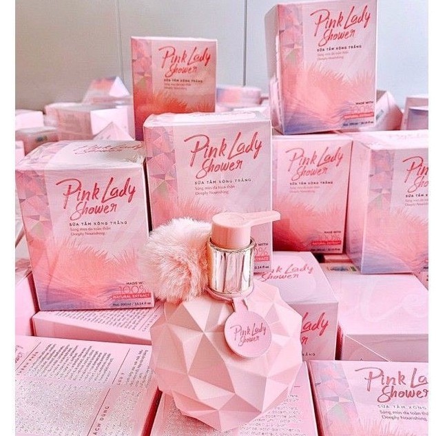 [Chính Hãng 100%] Sữa Tắm Xông Trắng Pink Lady Shower Siêu Trắng Nhanh