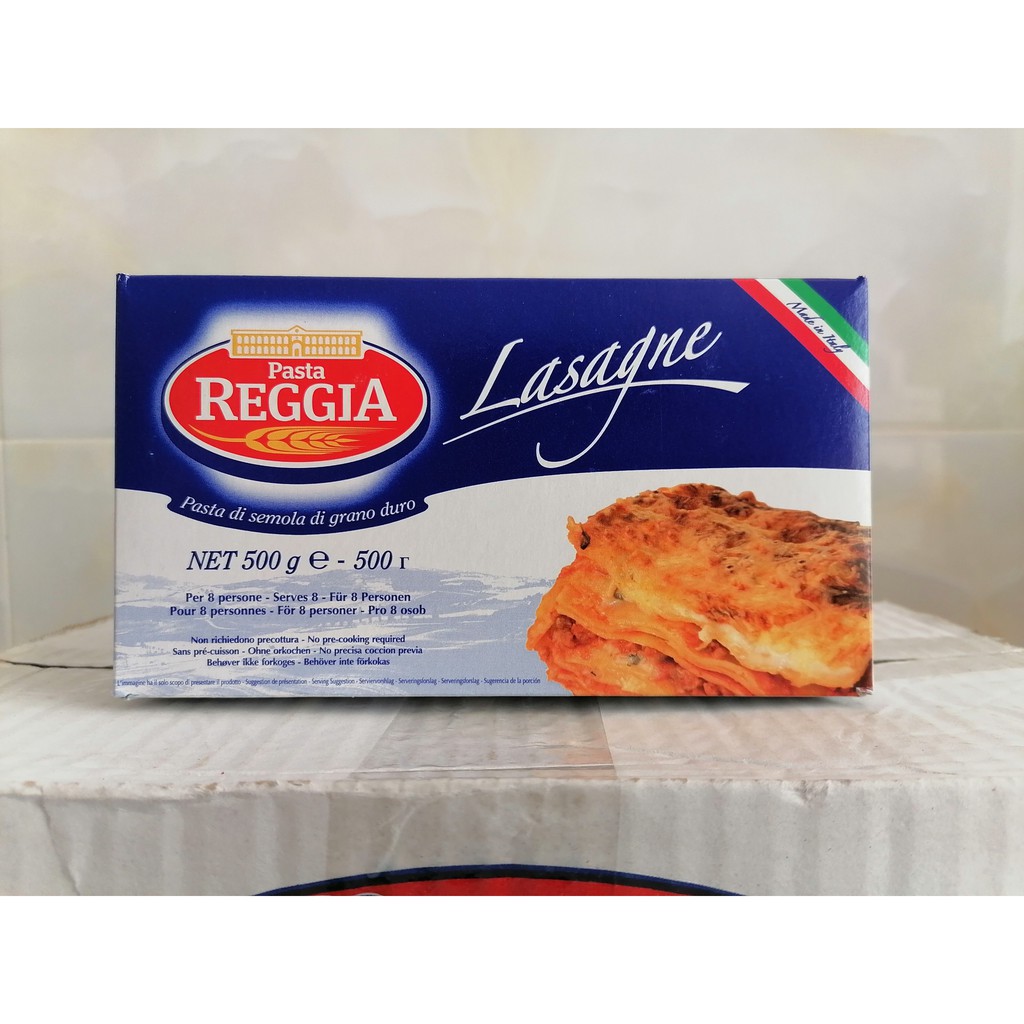 [500g] MÌ LÁ [Italia] REGGIA Durum Wheat Semolina Lasagne Pasta (tgc-hk)