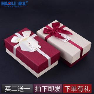 Hộp Đựng Quà Tặng Sinh Nhật Đính Nơ Sáng Tạo