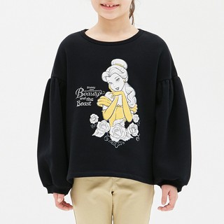 Áo nỉ lót lông Công chúa Disney của GU - Nhật