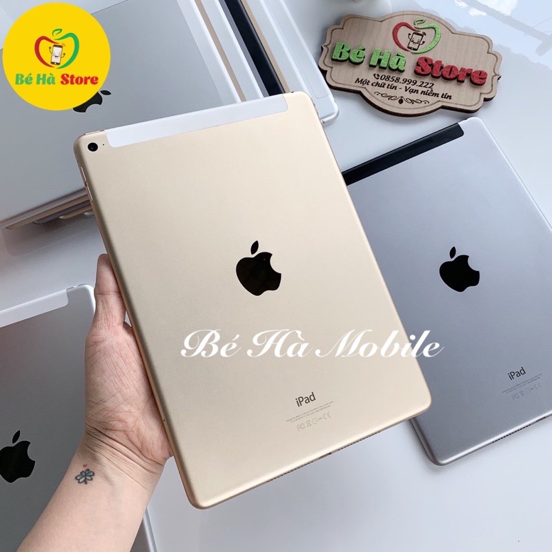 Máy Tính Bảng iPad Air 2 (4G + Wifi ) - 32/ 64/ 128Gb Chính Hãng - Có Vân Tay - Zin Đẹp 99% - Màn Rentina Đẹp / Ram 2Gb