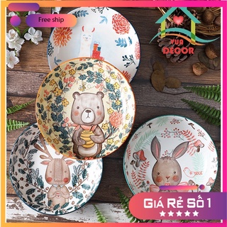 Bát Sứ Bát Ăn Cơm Bộ Bát Đĩa Decor Bộ Chén Dĩa Sứ Dễ Thương Cute Cao Cấp V27