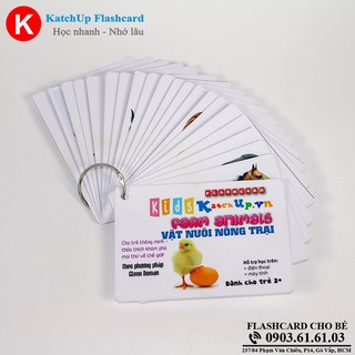 Flashcard tiếng Anh cho bé KatchUp - Con vật