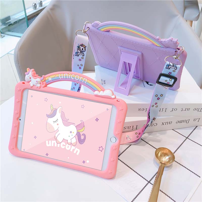 Ốp bảo vệ máy tính bảng hình kỳ lân cho APPLE IPAD MINI 1 2 3 4 5 IPAD 2 3 4 6 5 AIR 1 2 3 2017 2018 PRO 9.7" PRO 10.5" | BigBuy360 - bigbuy360.vn