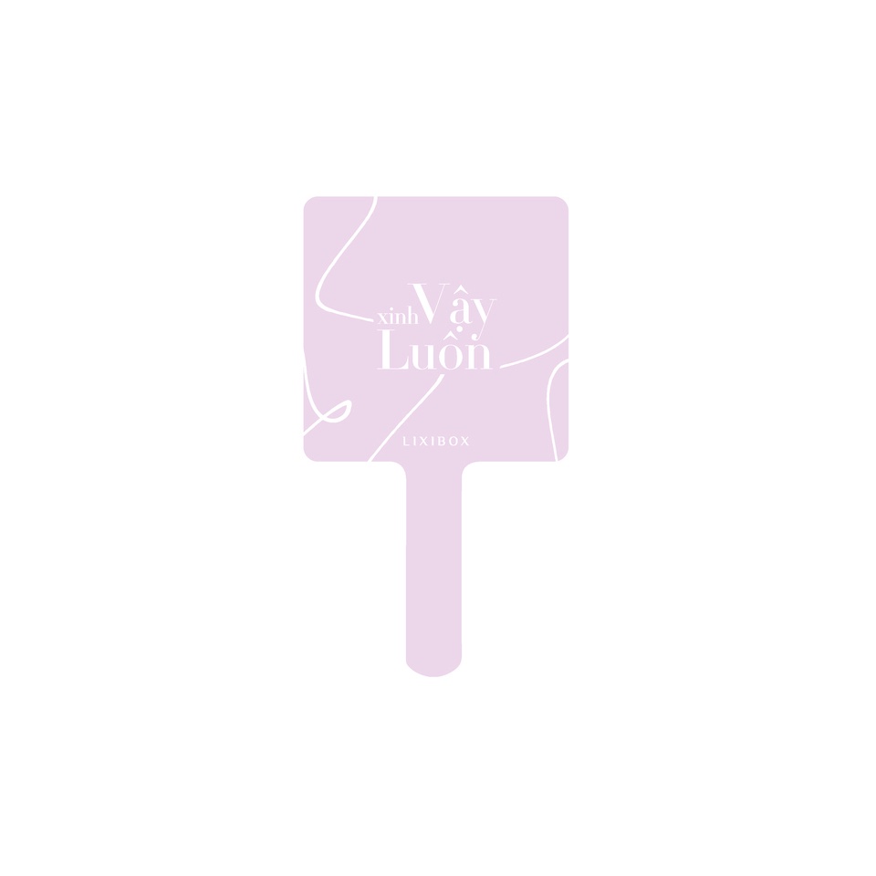 [HB Gift] Gương Cầm Tay Lixibox - Pink Pastel