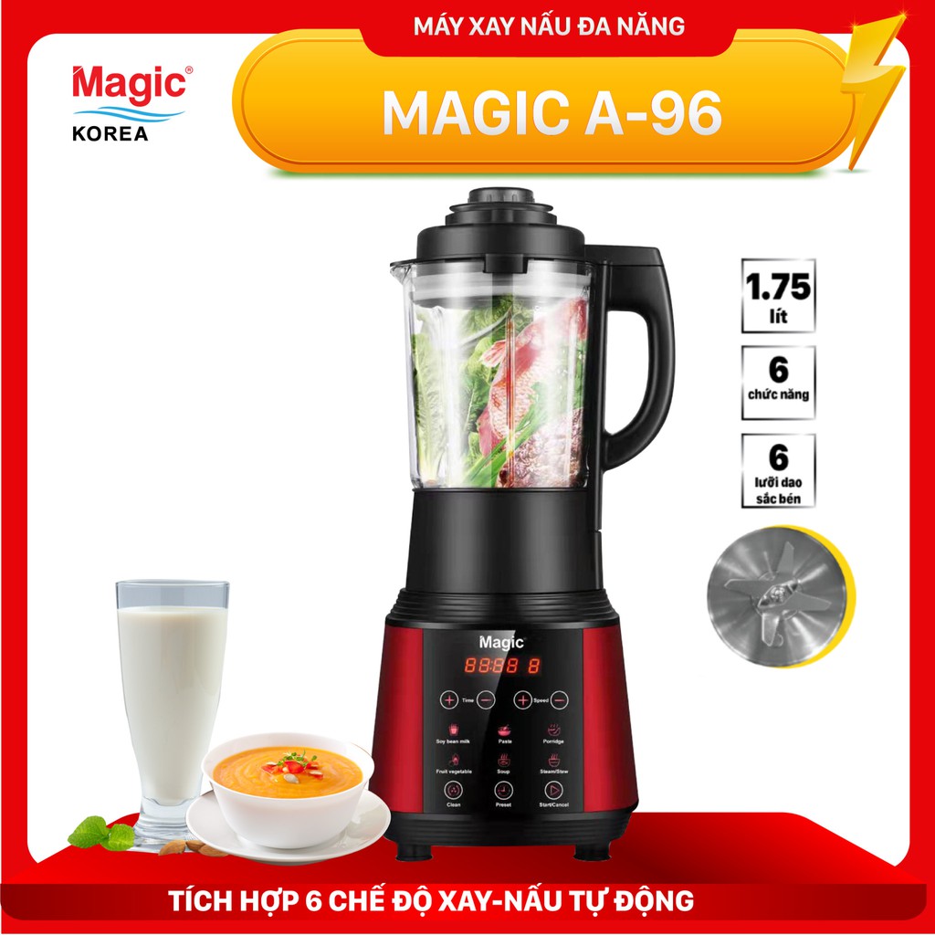 Máy làm sữa hạt đa năng Magic Korea A-96 - Hàng Chính Hãng - Bao đổi 7 ngày