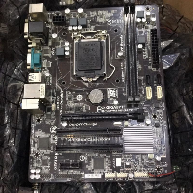 main giga h81m-s2pv, có fe, tặng keo tản nhiệt | BigBuy360 - bigbuy360.vn